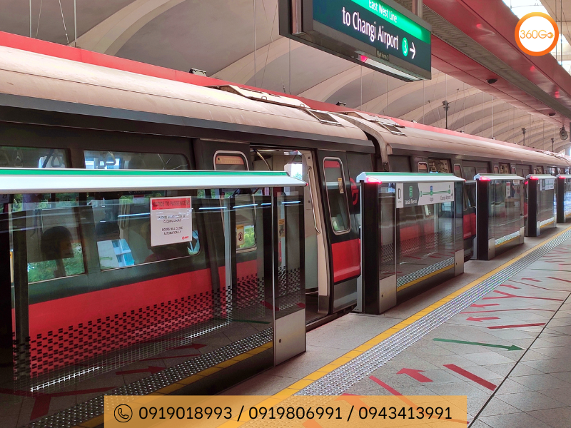 Tàu điện ngầm ở Singapore - du lịch 360Go 